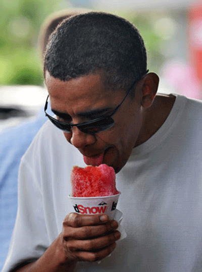 Gonorrhea and the Military obama snow cone